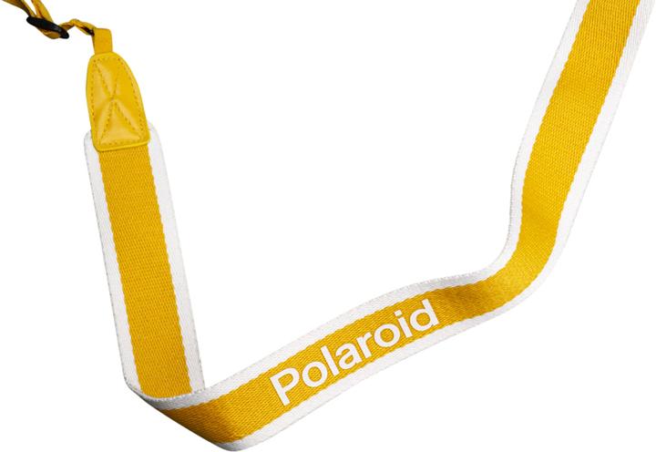 Polaroid Camera Strap Flat Yellow Stripe (Maintenant, i-Type, SX-70, OneStep+ (en anglais))