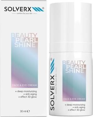 Actual product image Solverx Beauty Pearl Shine Face and Eye Cream 30ml (Body cream, 30 ml)