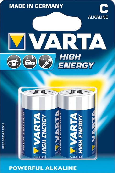 Image du produit Varta une puissance durable (2 pcs, C, 7800 mAh)