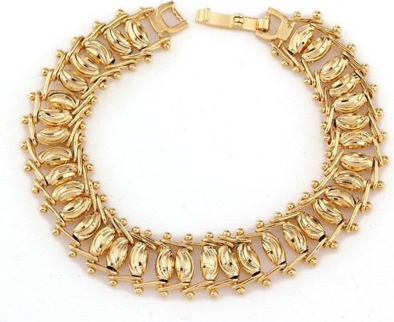 Hermex Vergoldete Armreifen Armband - Gold (19 cm, Kupfer-Nickellegierung)