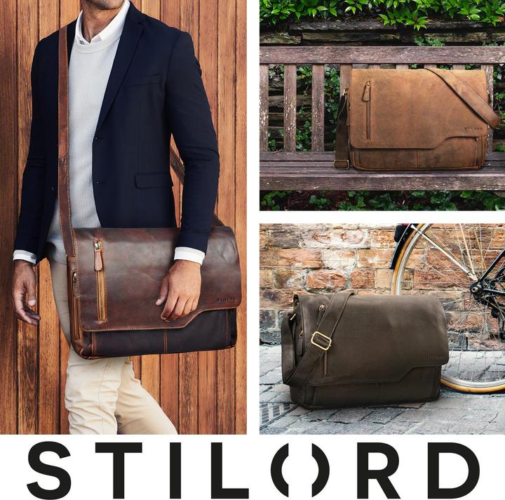 Immagine prodotto Stilord Marlon Laptoptasche mit Schultergurt (15.60")