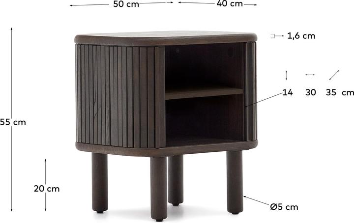Produktbild Kave Home Mailen (40 x 50 x 55 cm)