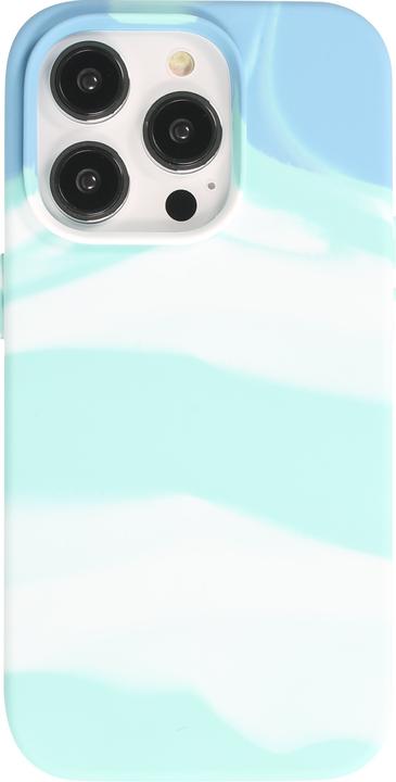 Image du produit PhoneLook Coque Gel Soft touch lisse Stripes bleu/turquoise (Apple iPhone 14 Pro Max)
