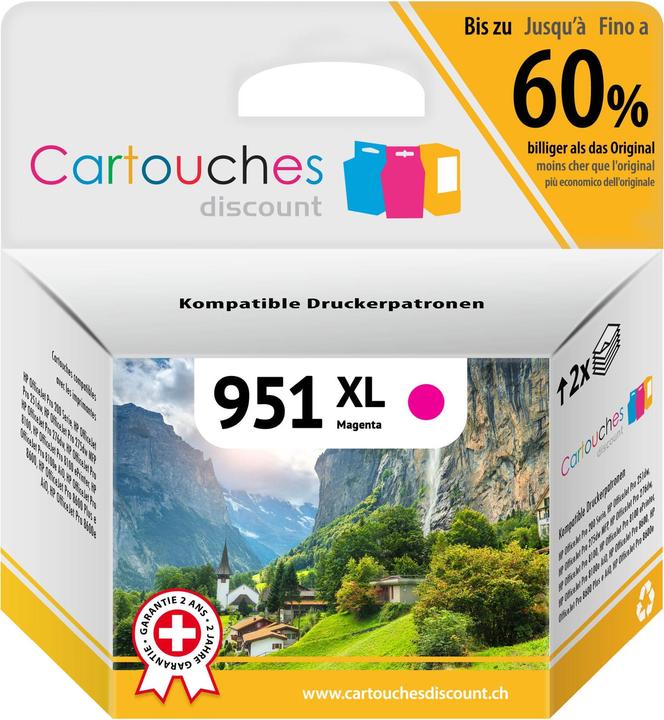 Actual product image Cartouches Discount HP 951XL (M)