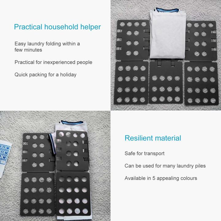 Image du produit Intirilife Planche de pliage du linge Aide au pliage des vêtements