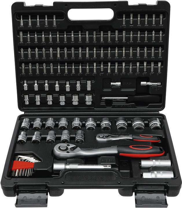 Actual product image BGS Socket Set Super Lock 6.3 mm (1/4") / 12.5 mm (1/2") Drive 115 pcs. (1/4")