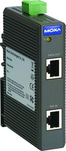Actual product image Moxa SPL-24 - PoE splitter (DIN rail mounting possible)