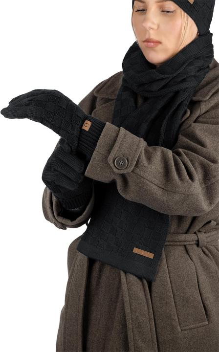 Immagine prodotto Normani Set invernale in lana merino con cappello, sciarpa e guanti modello Yuma - 9601