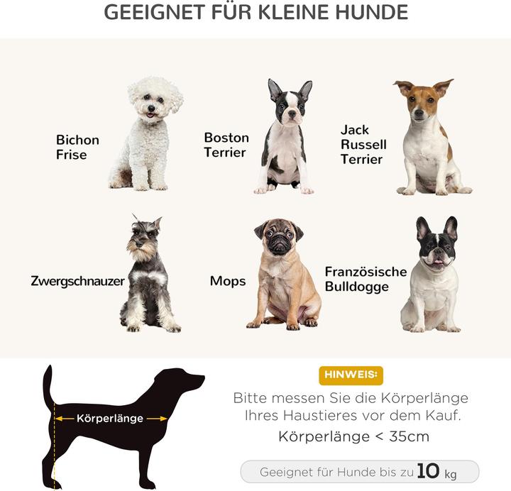 Actual product image PawHut Dog sofa in a modern design (Dog)