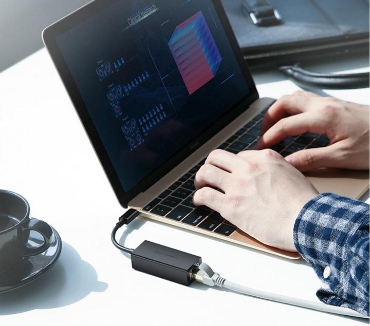 Produktbild Ugreen USB-C auf Ethernet Adapter (Ethernet / Lan, 6.20 cm)