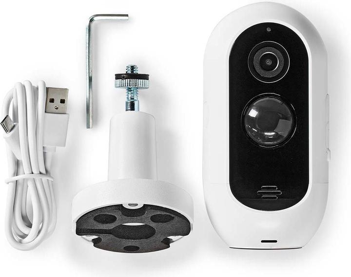 Actual product image Nedis SmartLife Outdoor Camera Wi-Fi 1920x1080 IP65 Max. Battery life: 6 months Cloud Storage ( (1920 x 1080 Pixels)