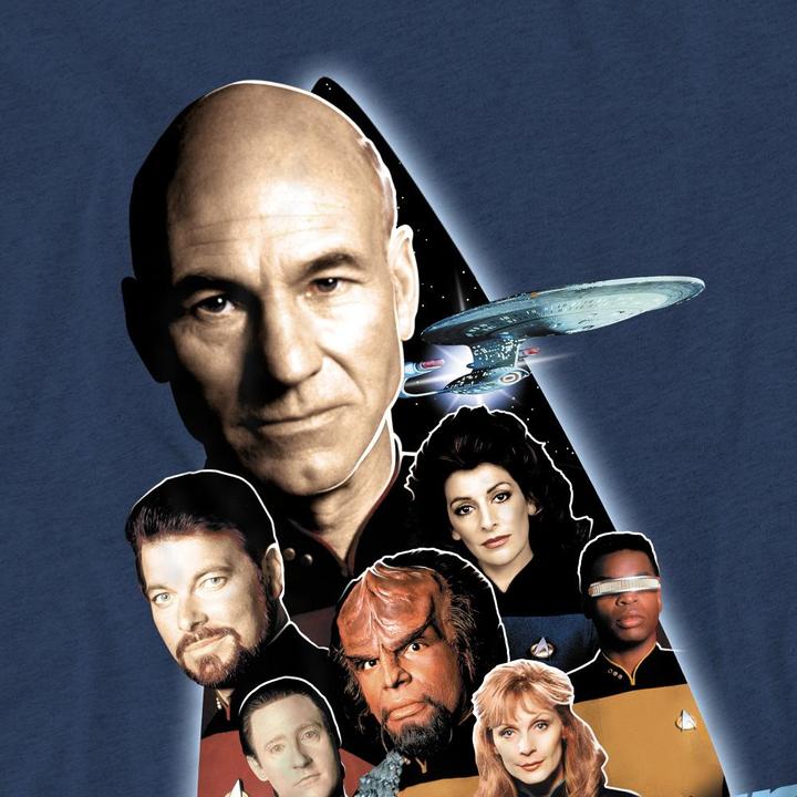 Actual product image Unisex Adult Next Generation Crew T-Shirt (L)