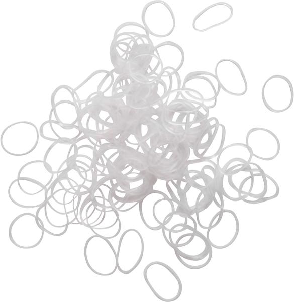 Actual product image Parsa Beauty Parsa mini hair elastics, transparent 150 pcs. (Hair tie)