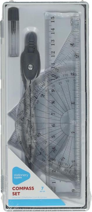 Produktbild Kompass-Set, 7-teilig.