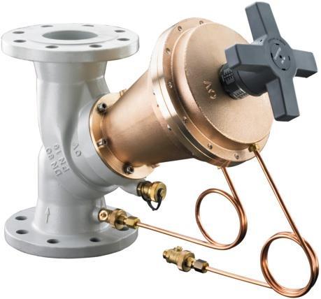 Actual product image Oventrop OV differential pressure regulator Hydromat DFC PN 16, 400-1800 mbar, flange DN 80