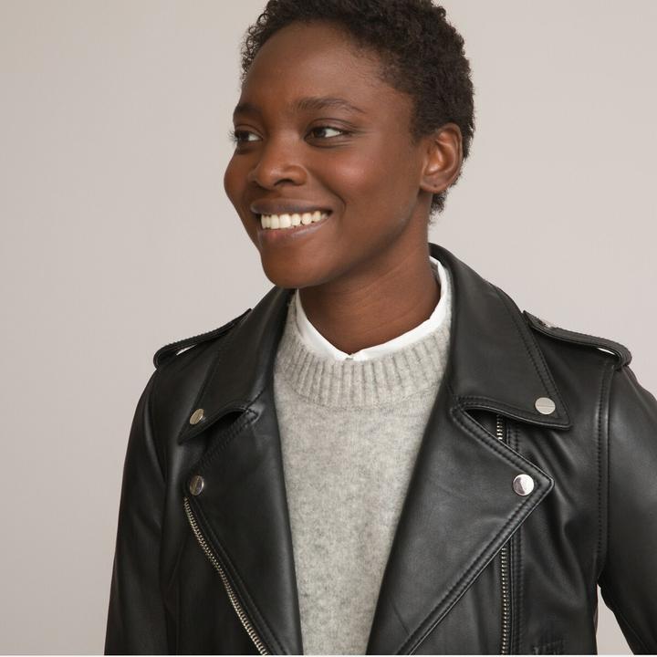Produktbild La Redoute Collections Lederjacke Gaston (48)