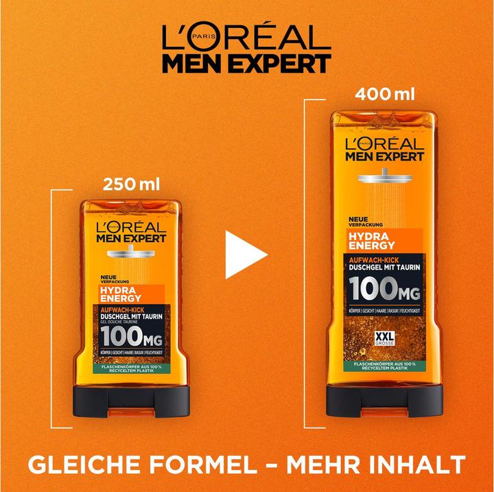 Produktbild L'Oréal Paris L ' Oreal, Hydra Energy, Duschgel, 250 ml (250 ml)