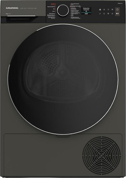 Grundig Wäschetrockner GTR9100, 9kg, A+++, manhattan gray (9 kg)