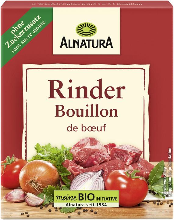 Actual product image Alnatura Organic Beef Stock Cubes 66g