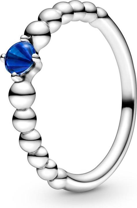 Actual product image Pandora September Birthstone Beaded Ring (56, 925 Silver)