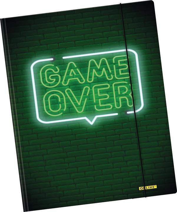 Actual product image Online Elasticated folder A3 07925/6 Game Over (A3)