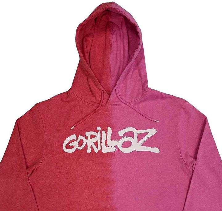 Immagine prodotto Gorillaz Felpa con cappuccio con logo bicolore per adulti (M)