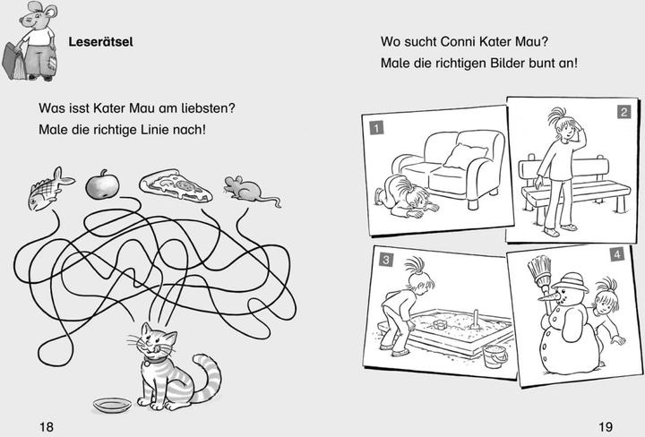 Actual product image Freche Conni-Geschichten zum Lesenlernen: Conni sucht Kater Mau, Conni und die Prinzessin, Conn (German, Julia Boehme, Herdis Albrecht, 2022)