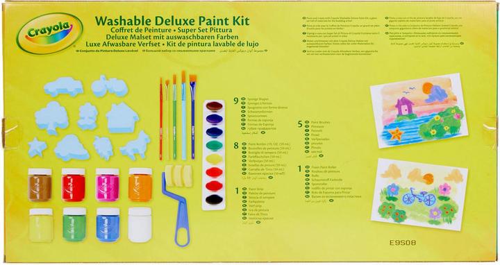 Actual product image Crayola Deluxe luxury washable paint set