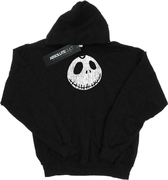 Immagine prodotto Disney Nightmare Before Christmas Jack Cracked Face Felpa con Cappuccio Ragazzi (140, 146)