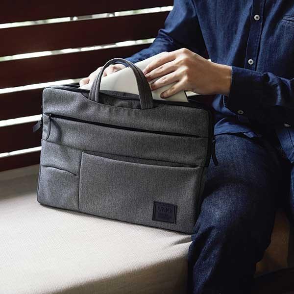 Produktbild Uniq torba Cavalier laptop Sleeve 15 szarymarl grey (15", Universal)