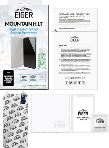 Image du produit Eiger Display-Folie (1er-Pack) Mountain H.I.T Clear (1 pièce(s), Samsung Galaxy A56, Samsung Galaxy A36)