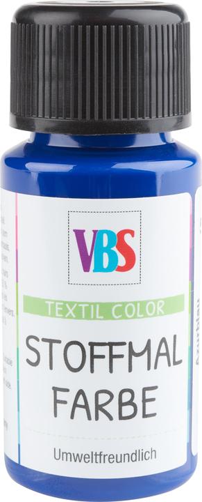 Actual product image VBS Fabric paint, 50 ml (Azure blue, 50 ml)