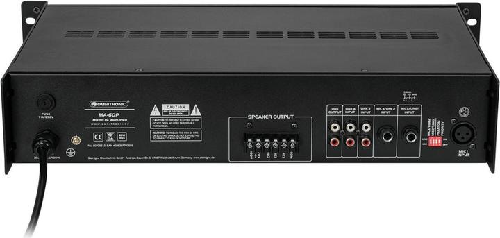 Immagine prodotto Omnitronic Amplificatore di missaggio MA-60P ELA (Amplificatore)