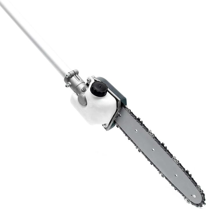 Actual product image Wiltec 5in1 petrol multitool 1.76hp grass trimmer hedge trimmer pole pruner scythe garden (Metal cutting blade)