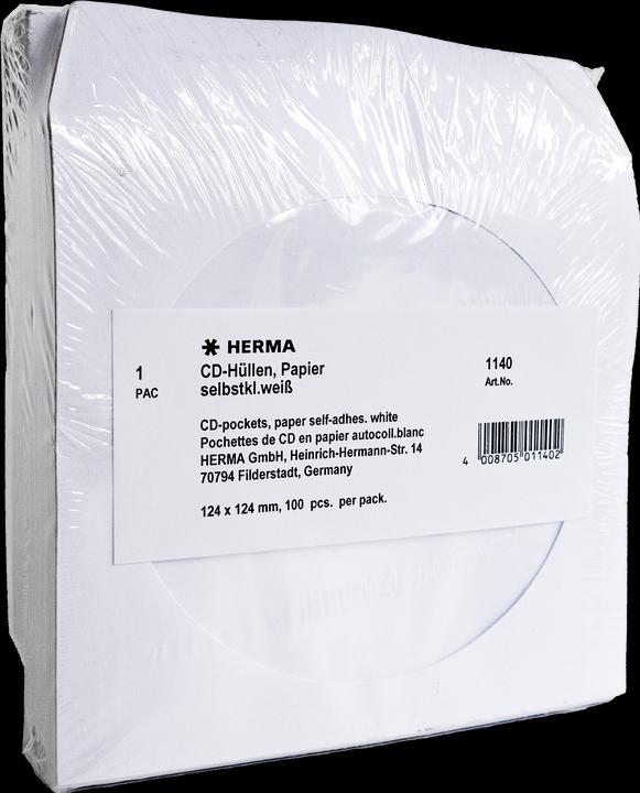 Actual product image Herma CD/DVD sleeves