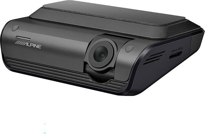 Alpine DVR-Q1000 (Night vision, Rechargeable battery, Bluetooth, Built-in microphone, Accelerometer, GPS receiver, Wi-Fi, Built-in display, 2K)