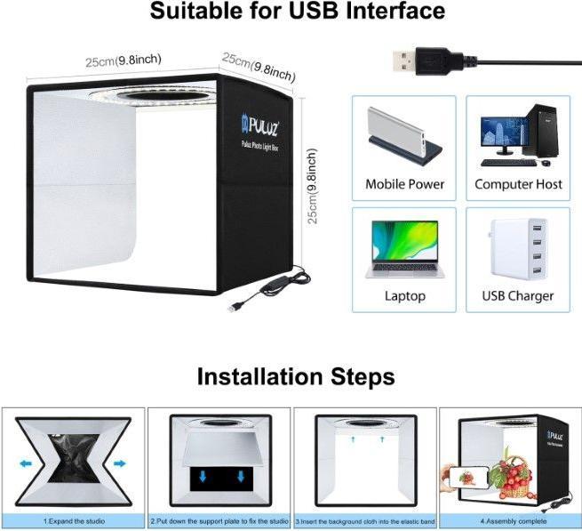Produktbild Puluz Portable Photo Studio (Aufnahmebox)