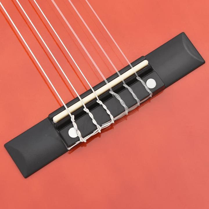 Produktbild VidaXL 8 Piece Classical Guitar Beginner Set (Akustik Gitarren Set, Nylon, Lindenholz, Hartplastik)