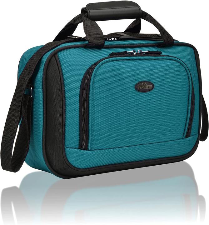 Immagine prodotto U.S. Traveler Set di bagagli a mano espandibili in tessuto robusto Rio (Bagaglio a mano (fino a 50 litri))