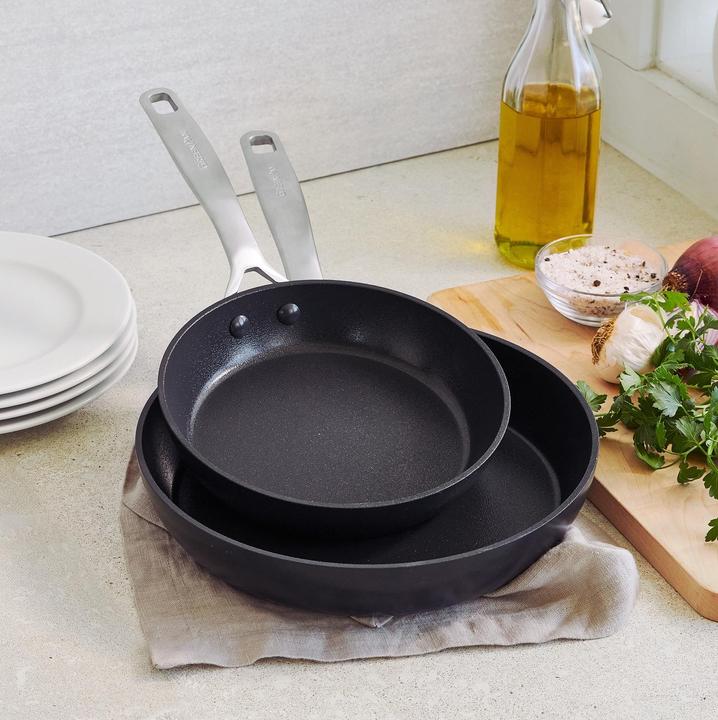 Image du produit Greenpan Copenhagen 2delige Pannenset met keramische antikleeflaag 20/28cm (28 cm, Casserole à manche, Aluminium)