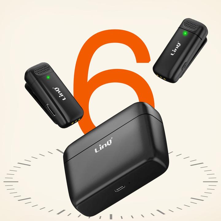 Image du produit LinQ Microphone cravate avec connecteur Lightning