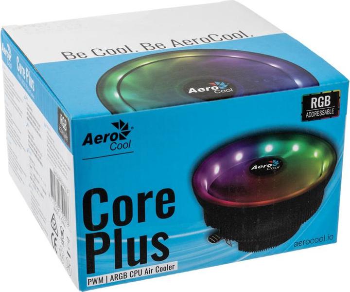 Produktbild AeroCool Core Plus ARGB PWM 4P/12cm Intel/AMD (83 mm)
