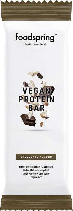 Immagine prodotto Foodspring Vegan Prot. Bar Choc. (Cioccolato, Mandorle, 1 pz., 60 g)