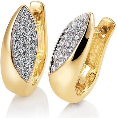 Breuning OHRSCHMUCK - BRILL. 0,283 Ct. H/si (750/18 K Gold)