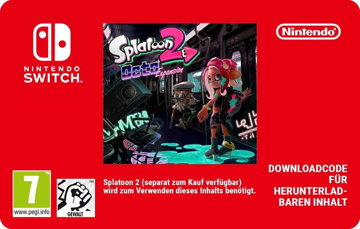 Actual product image Nintendo Splatoon 2: Octo Expansion Pass Digital Code (Switch)