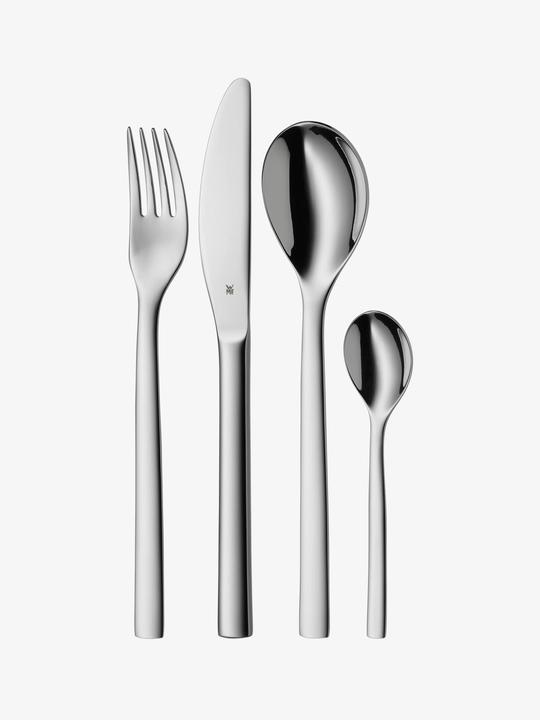 Productafbeelding WMF Bestekset 1 persoon Nuova 4st Monobloc roestvrij staal 18/10 gepolijst (4 Stuk, Bestekset)