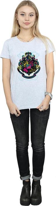 Actual product image Womens/Ladies Hogwarts Crest Cotton T-Shirt (XXL)