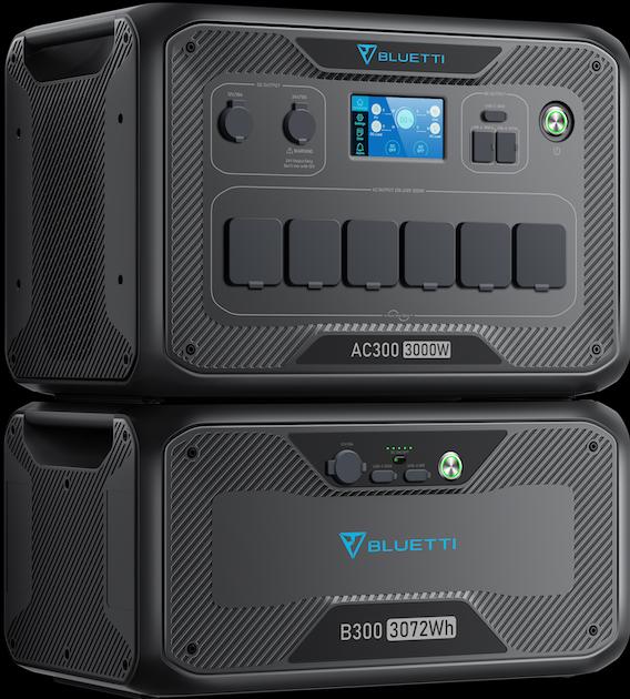 Actual product image Bluetti AC300+B300 (3072 Wh, 21.60 kg)