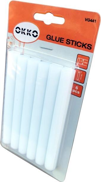 Produktbild Okko GLUE STICKS 6PCS SET.11.2X100MM.WHITE