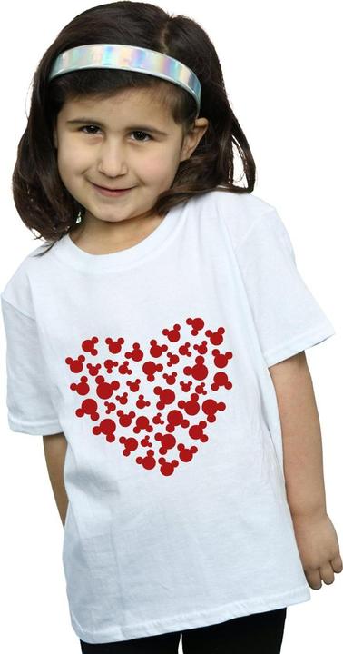 Image du produit Disney - T-shirt MICKEY MOUSE HEART SILHOUETTE - Fille (128)